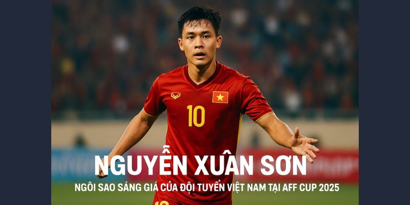 Nguyễn Xuân Sơn trong màu áo đội tuyển Việt Nam