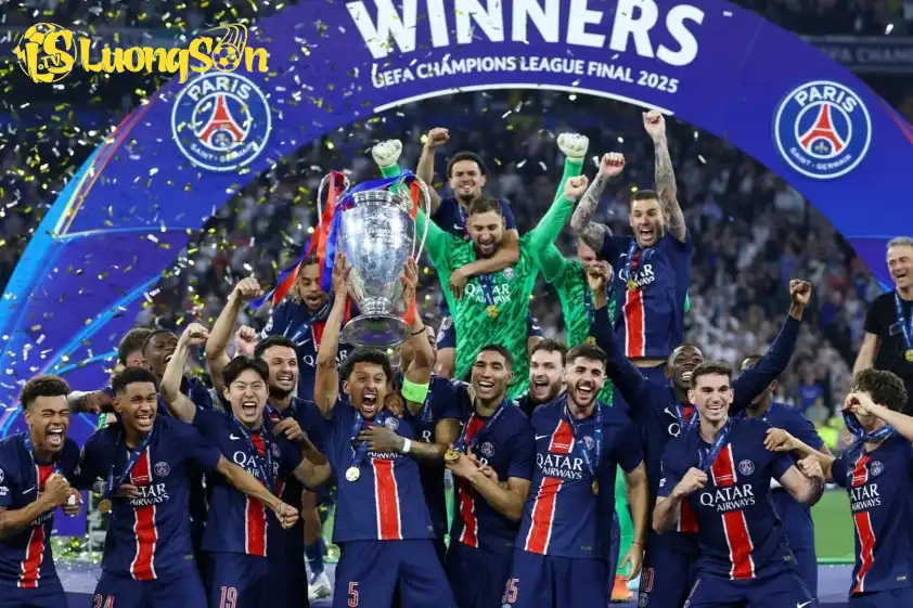 PSG và danh hiệu Champions League cao quý (Ảnh: TNT) PSG và danh hiệu Champions League cao quý