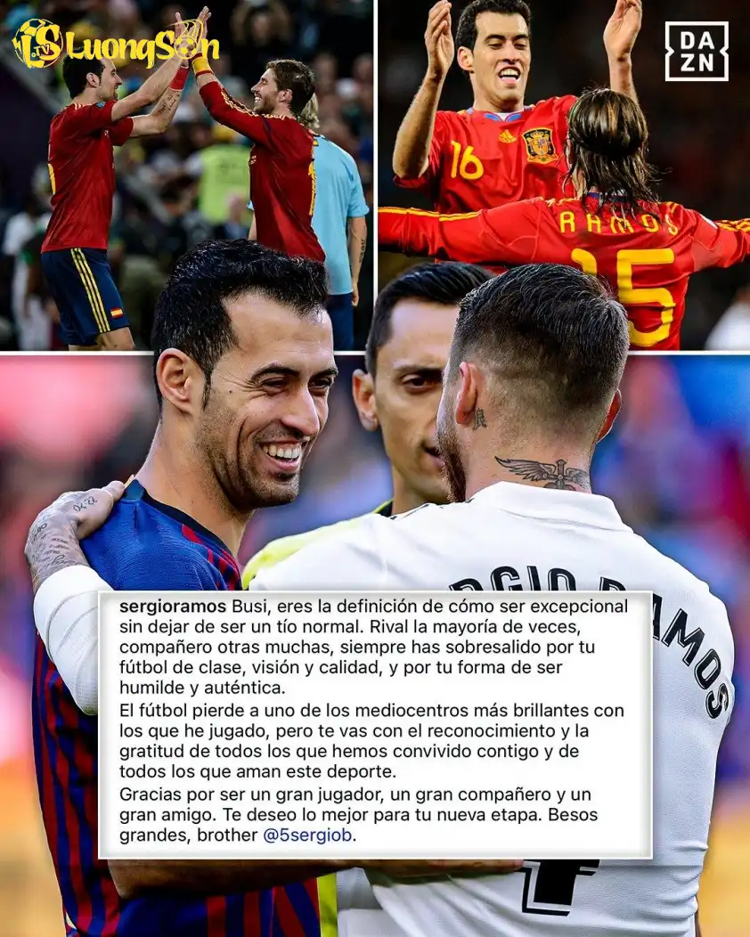 Chia sẻ chân thành giữa những người anh em trải qua bao thăng trầm trong màu áo ĐT Tây Ban Nha. (Ảnh: Nền tảng X) Chia sẻ chân thành giữa những người anh em trải qua bao thăng trầm trong màu áo ĐT Tây Ban Nha.