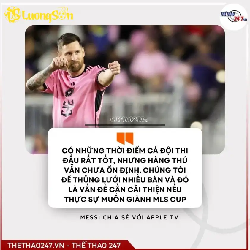 Messi và Inter Miami quyết tâm chinh phục MLS Cup Messi và Inter Miami quyết tâm chinh phục MLS Cup