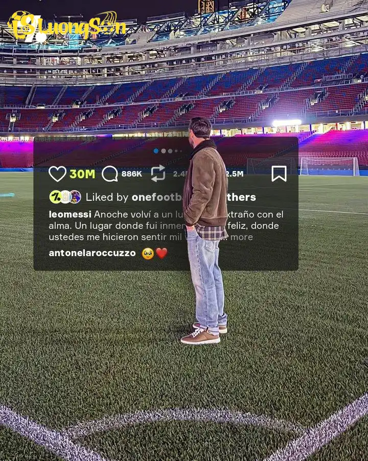 Chuyến thăm bất ngờ của Messi đến SVĐ Camp Nou đã đạt 30 triệu lượt thích Chuyến thăm bất ngờ của Messi đến SVĐ Camp Nou đã đạt 30 triệu lượt thích